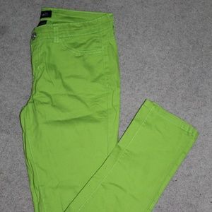 rue21 Bright Green Skinny Jeans